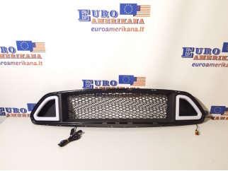 Front Upper Grill Mesh Grille w/ DRL LED